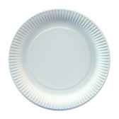 assiettes carton pure rond o 26 cm blanc extra fort papstar 11176