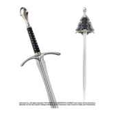 le hobbit replique 1 1 epee glamdring 120 cm noble collection nob1245