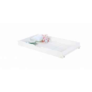 Coffre à literie blanc pour des lits d\'enfants, hauts Pinolino -111613
