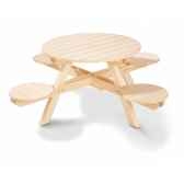 set de table et chaises enfant nicki rond pinolino 201047