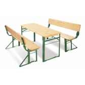 set de table et de chaises pour les fetes sepp avec dossiers pinolino 201395