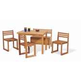 set de table et chaise peter 5 pieces pinolino 202314