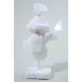 led bonhomme de neige coton a pile avec 3 fonctions 40 cm kaemingk 455838