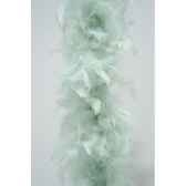 guirlande de plumes 184cm menthe blanche kaemingk 729232