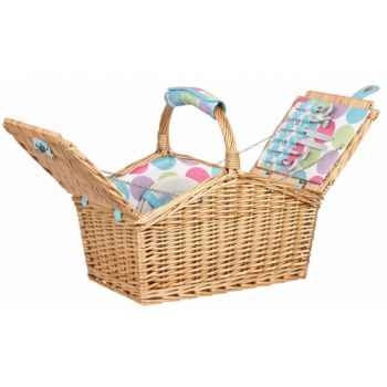 Panier pique-nique en osier candy dot 4 personnes Summerhouse -27865