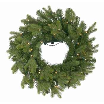 Couronne myrdal pe wreath 51cm 50led Van der Gucht -31MYRW51LB
