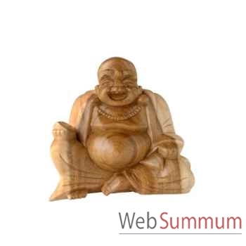 Bouddha rieur 14 cm Bali -BL14
