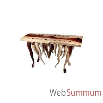 Table en bois Bali -Tisch