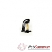 le pingouin a larret en marche sur son nid 27 cm lasterne pi27 3