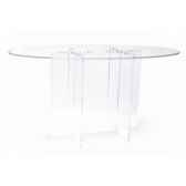 table ovale transparente cali acrila acrila154
