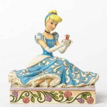 Caring & courageous cinderella with jaq & gus Figurines Disney Collection -4037511