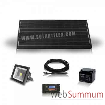 Kit solaire 100w + 1 spot 30w Solariflex -WUN-0015