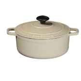 chasseur cocotte en fonte ronde 20 cm meringue cuisine 6278