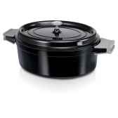 beka cocotte ovale 31 cm noire cook on cuisine 7326