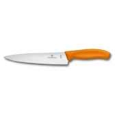 victorinox couteau a decouper eminceur 19 cm orange cuisine 11021