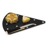 roger orfevre plateau a fromage 29x225 cm bicolore couteau paper stone cuisine 8390