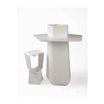 Mange debout plateau mdf blanc Qui est Paul -380214