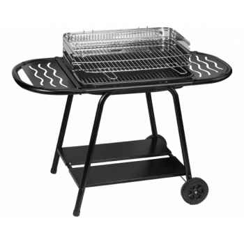 Barbecue à charbon rectangulaire 60x50cm mod. rv50i Alperk -9835-8436028