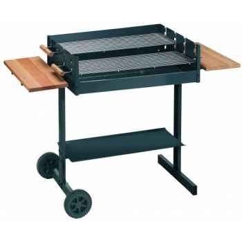 Barbecue à charbon rectangulaire 75x57cm mod. b7557m palette de 18 unités Alperk -9842-3663141
