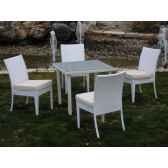 ensemble villalba 80 1 table 2 chaises coussins beige exklusive hevea 10117 3663141
