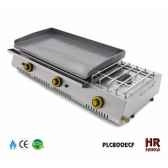 plancha chassis inox gaz 166kw 21 bruleurs plaque 80x40 acier poli montee en gaz de ville fainca 10237 3663141