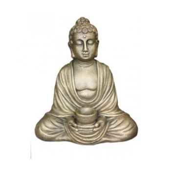 Bouddha assis porte-bougie Bouddha Web Summum -BUD004