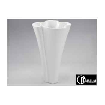 amelie vase feston blanc 45cm Edelweiss -B5731
