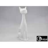 felix statuette chat blanc x2 edelweiss b5734