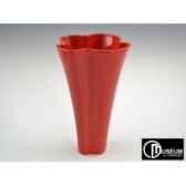 amelie vase feston rouge 45cm edelweiss b5762