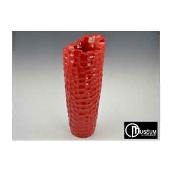 dia vase 51cm rouge Edelweiss -B8187