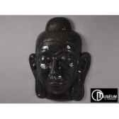 objet decoration exaltation masque boudha noir edelweiss c7928