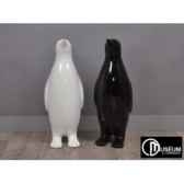 objet decoration polaire pingouin bnoir 80cm edelweiss c7982