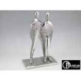 objet decoration illusion couple personnage edelweiss c8889