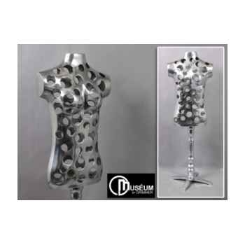 Objet décoration audace mannequin chrome 137cm Edelweiss -C8905