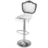 tabouret baroque blanc acrila 0016