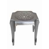 tabouret de cuisine acier antic line cd512