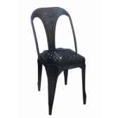 chaise fer noir antique antic line cd515