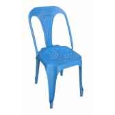 chaise bleue antic line cd487