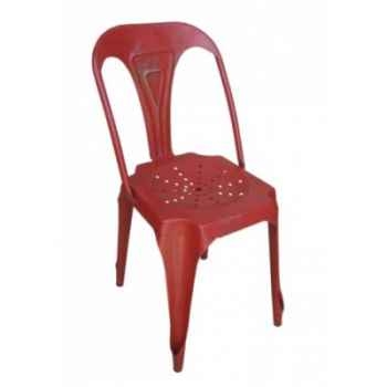 Chaise rouge Antic Line -CD486