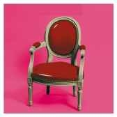 fauteuilouis xvi medaillon vernis louis 21010