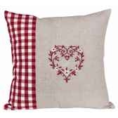 coussin 40 x 40 collection campagne coeur antic line seb12602