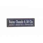 plaque bains chauds 050 cts bleue antic line seb12392