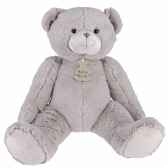 calin ours 50 cm gris perle histoire d ours 2337