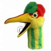 oiseau obble vert jaune the puppet company pc006307