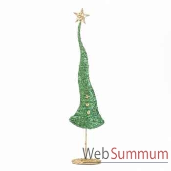 Arbre de noël avec étoile vert 71cm -M 17685