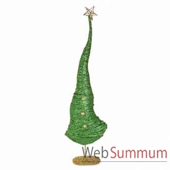 Arbre de noël avec étoile vert 117cm -M 17683