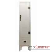 cabinet chinois blanc 1 doors 56x65xh210 kingsbridge ca2000 02 11