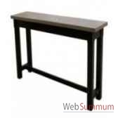 console table mandalay black oak 170x40xh78 cm kingsbridge ta2003 98 12