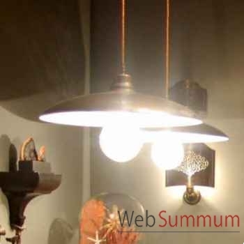 Suspension indus. gm + ampoule Objet de Curiosité -LU090AMP