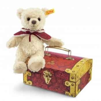 Ours teddy clara dans son coffre au trésor, blond STEIFF -109966